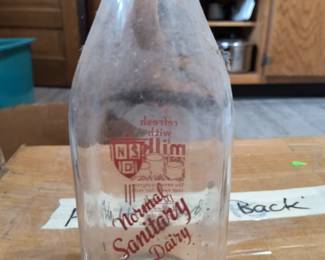 Old milk bottle