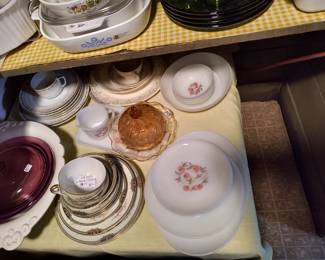 Fleurette Fire King dishes