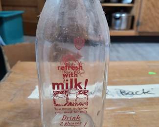 Old milk bottle
