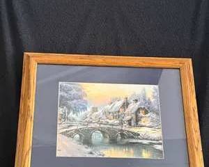 Cobblestone Christmas by Thomas Kinkade