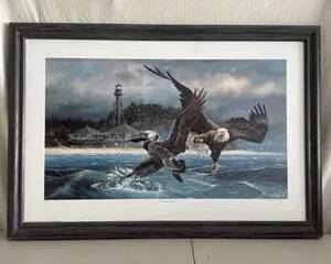 Framed Limited Edition Print 'Disputed Waters' by Ted Blaylock