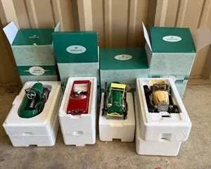 Hallmark Classic Vintage Replica Toy Pedal Car Set with Original Boxes