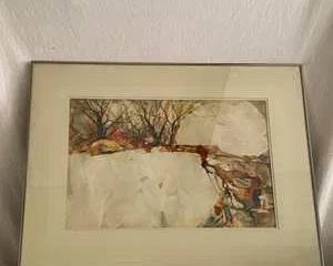 Framed Watercolor Artwork by Ann Dettmer