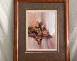 Framed Art Print of Equestrian Scene by John L. Mendoza, Limited Edition 74/250