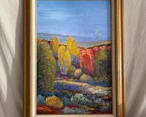 Vibrant Landscape Oil Painting by Jan Terry