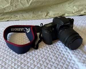 Canon EOS Rebel G 35mm Film Camera with Zoom Lens and Canon Neck Strap