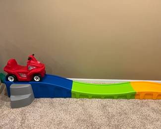 Like new. Step 2 up & down roller coaster.