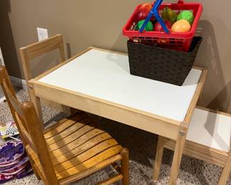 Ikea kids table & chairs