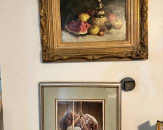 Paintings. Still art from early 19th century