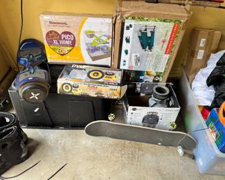 Hover board. Hamster cage skateboard etc