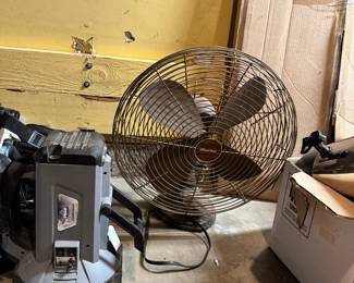 Vintage fan, misc tools
