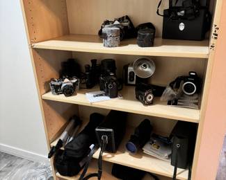 Old cameras and recorders
