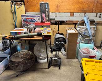 Remote control old fan blinds medical- knew scooter, walkers, toilet, bedside commode , shower transfer chair NIB, suction machine. And more