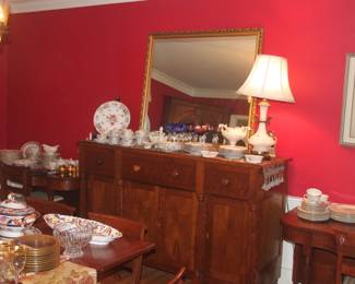 Solid antique cherry sideboard