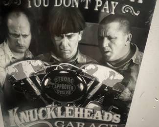 There is a nice collection of metal collector signs