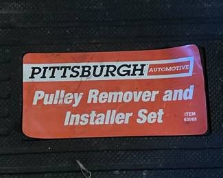 Pittsburgh Pulley Remover and Installer set