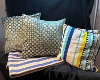 Dash Albert Outdoor Rug And Indoor Throw Pillows