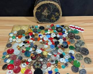 Vintage Buttons A Cool Case