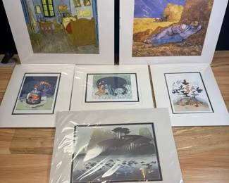 Unframed Prints Well Known Artists