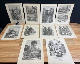 Thirty Antique Book PlatesAssorted Artists