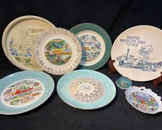 Seattle Worlds Fair Plate And More Vintage Souvenir Plates