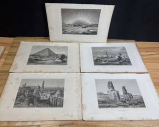 The Art Establishment of the Bibliographical Institute in Hildburghausen Antique Engravings
