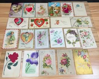 21 Postcards Valentine, Birthday  Congratulations