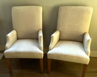 Pair Of Restoration Hardware Armchairs