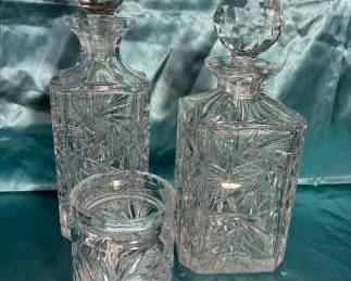 Cut Crystal Decanters