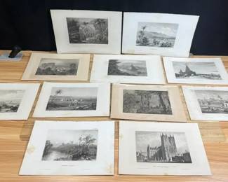 Antique Engravings From The Art Establishment of the Bibliographical Institute in Hildburghausen