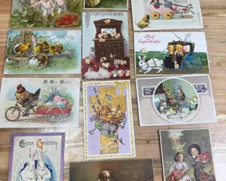 13 Easter Postcards And One St Patricks