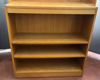 Three Shelf Wooden Bookcase