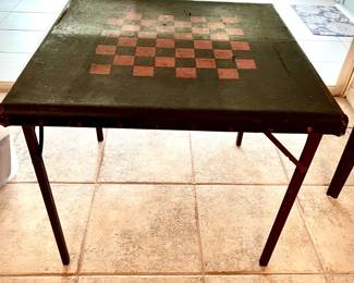 Chess Board Table 29 3/4 square top x 26” tall
