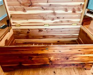 Cedar Chest $250.    45” Wide, 20 3/4” Deep, 19” Tall