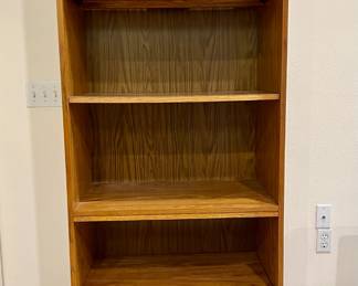 5 Shelf Bookcase.  30” across x 76” tall