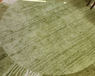 Large round area rug