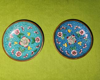 Cloissonnne trinket dishes