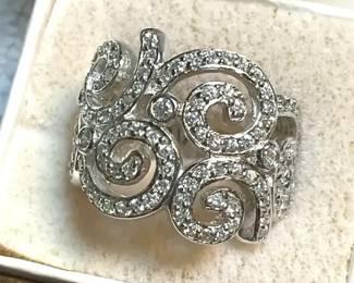 RP Stamped Statement Ring