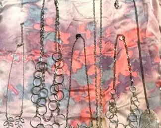 Silvertone Necklaces
