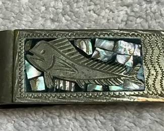 Alpaca Mexico 925 Stamped Money Clip