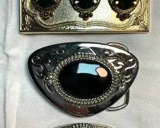 Three Belt Buckles