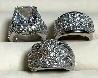 Bold Sterling Rings
