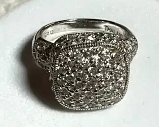 Sterling CZ Statement Ring