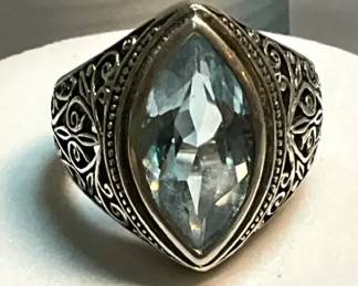 Sterling Solitaire Ring