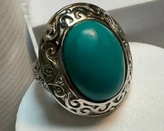 Sterling Ring Stamped CN 