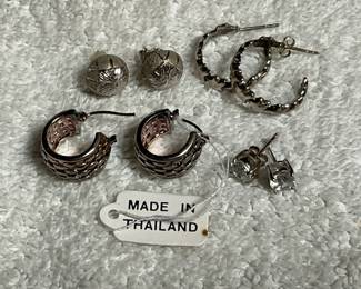 Four Pairs of Earrings