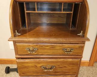 Small roll top desk