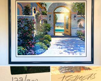 Hotel California by Howard Behrens signed and numbered 122/300 serigraph