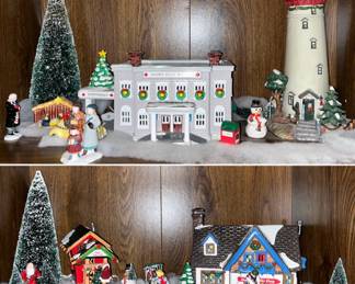 Collectible Department 56 Christmas villages