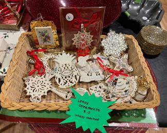 Some of the Lenox ornaments